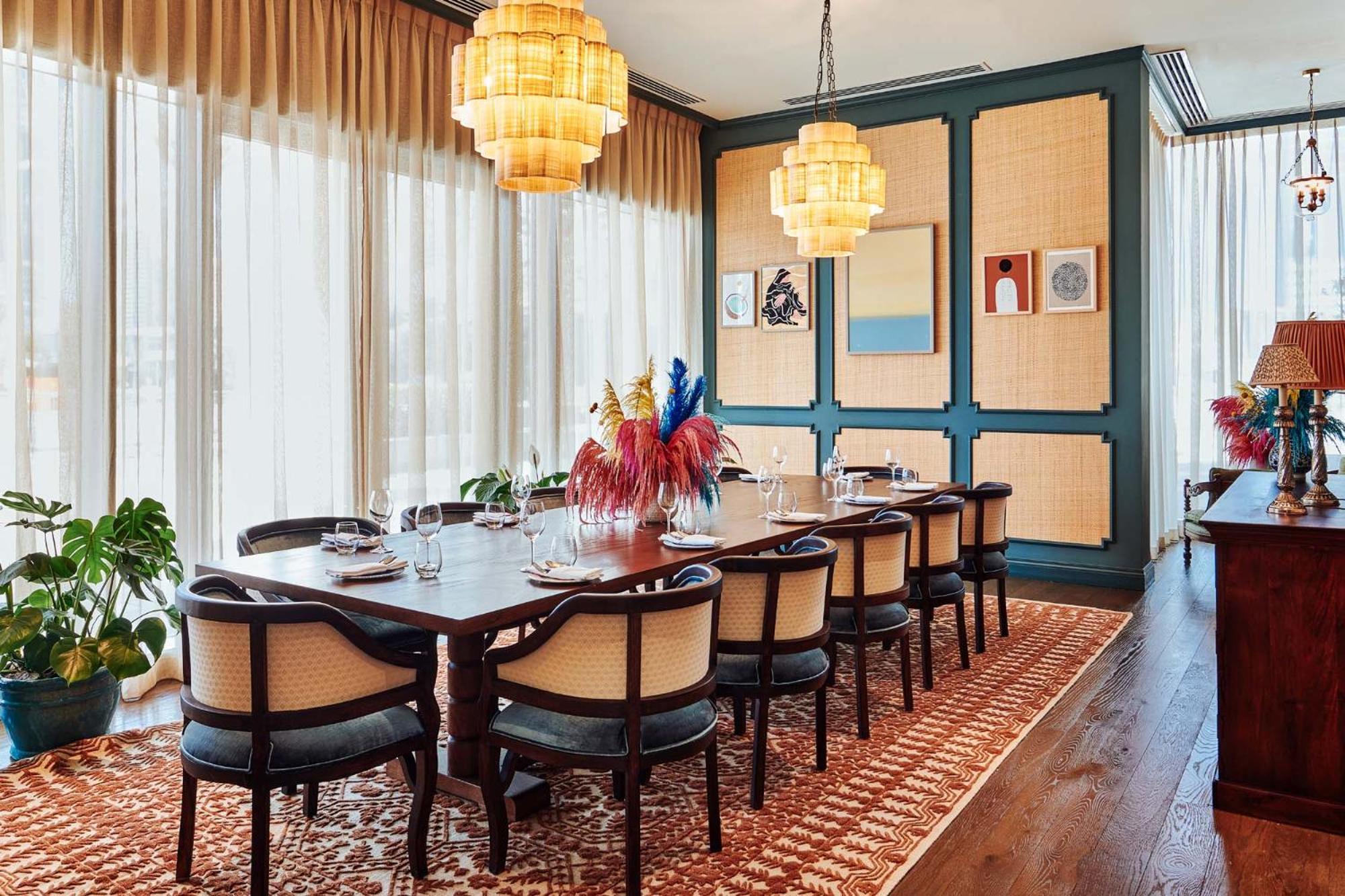 25Hours Hotel Dubai One Central Exterior foto The dining room at the 1930s house
